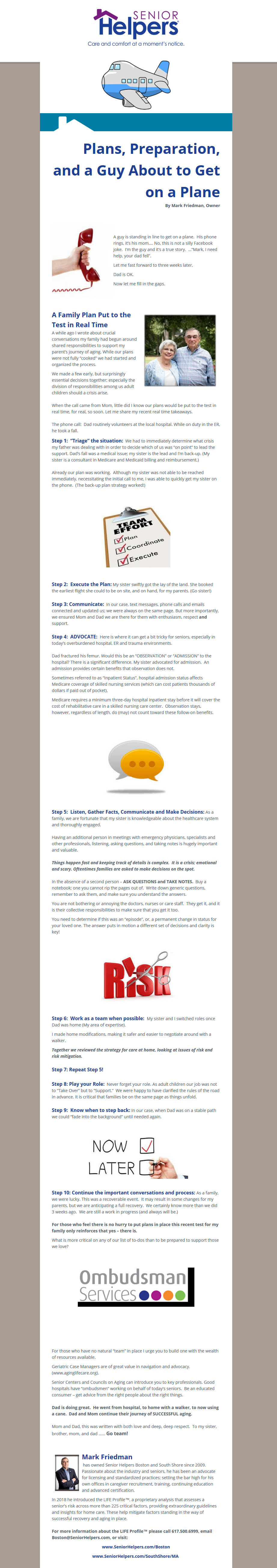 Plans & Preparation blog image