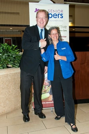 Senior Helpers CEO, Peter Ross, and Teepa Snow