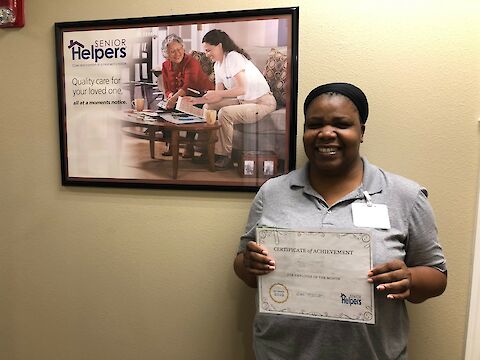 September 2019 Caregiver of the Month