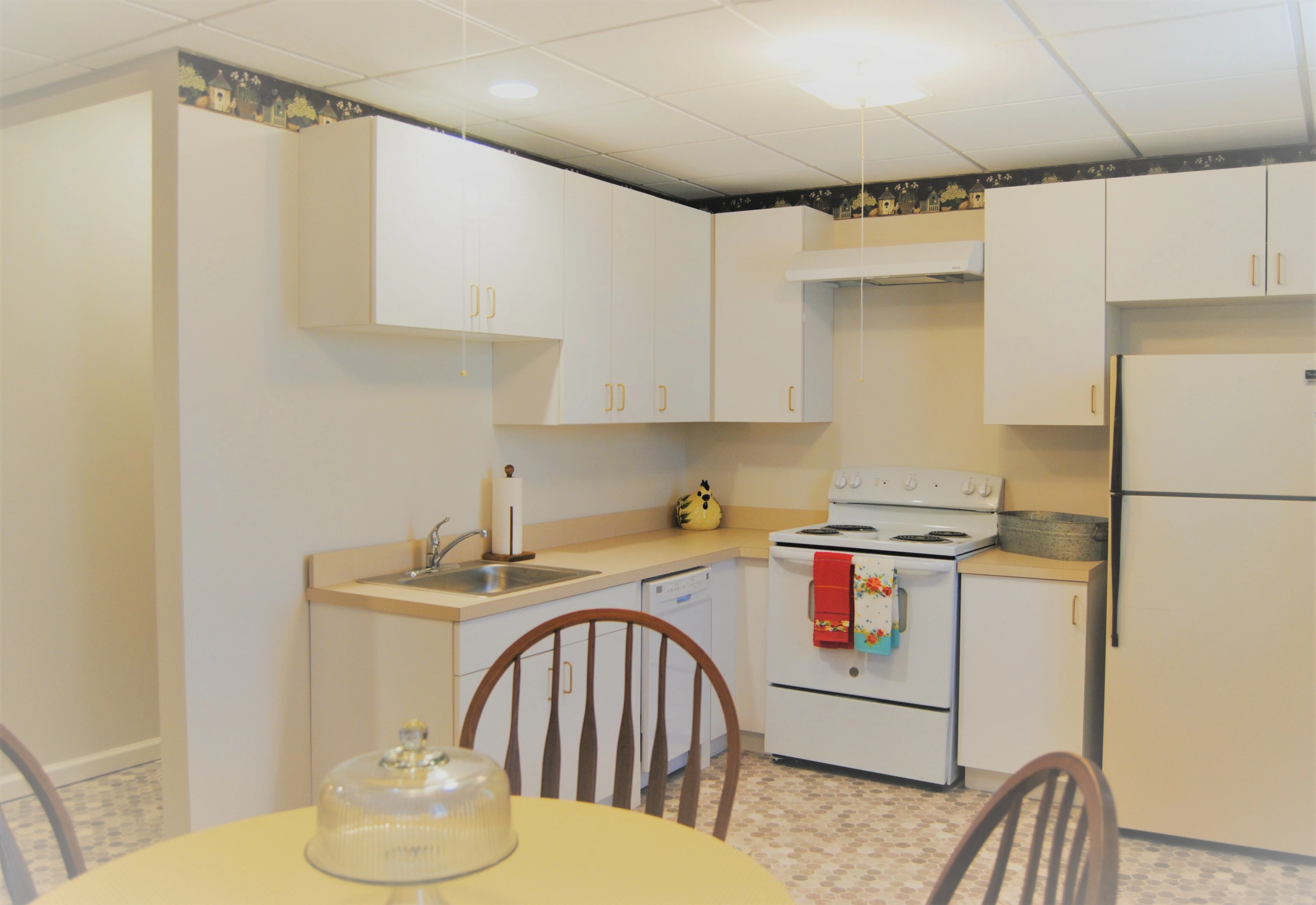 Our apartment style training facility