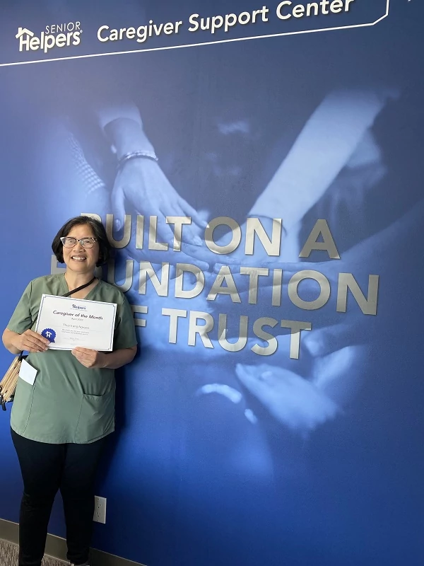 Introducing Thuy, our April Caregiver of the Month! We love Thuy’s energy and how she follows our core values by celebrating life with every client she cares for. She is always willing to receive feedback to ensure she is providing the highest quality care. She is a true Rockstar!