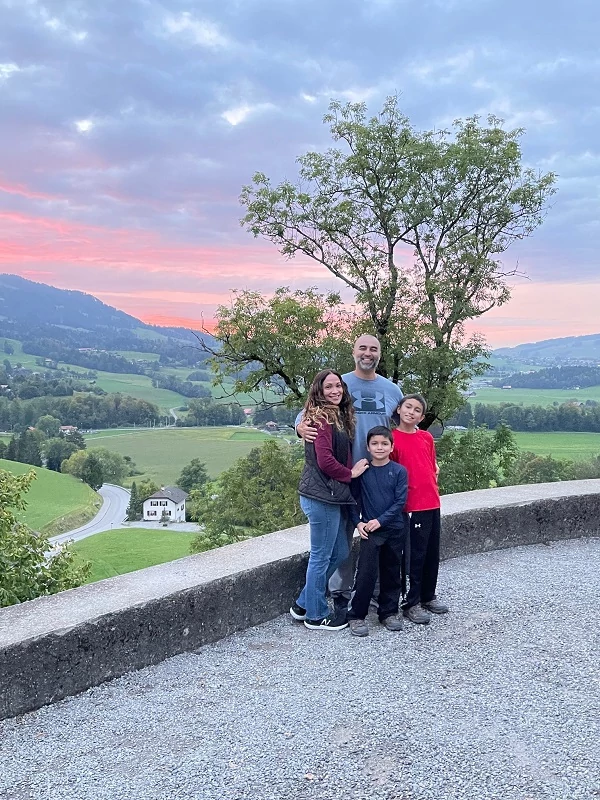 The Giraldo family at the Presidents Club trip to Switzerland, September 2021!