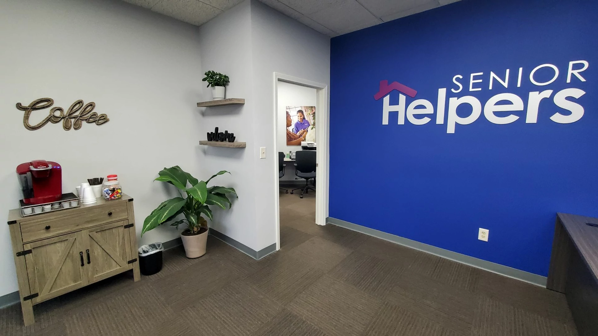 Enjoy a cup of coffee with us!