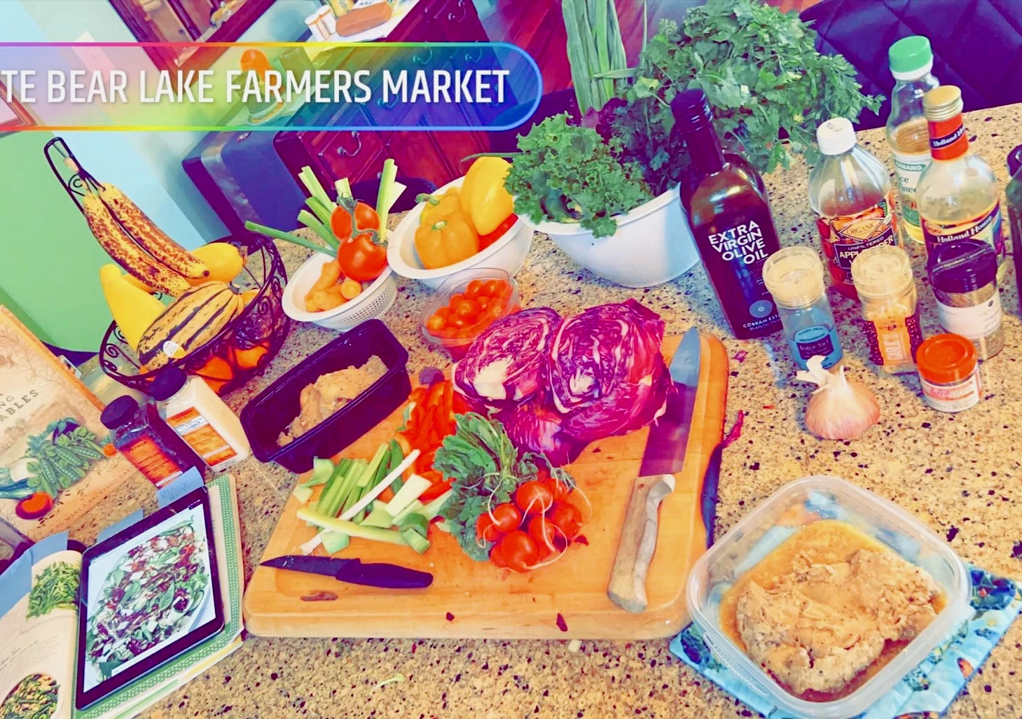 October’s Dish of the Month! Stacy made her clients butternut carrot ginger soup with fresh ingredients from the farmer’s market.