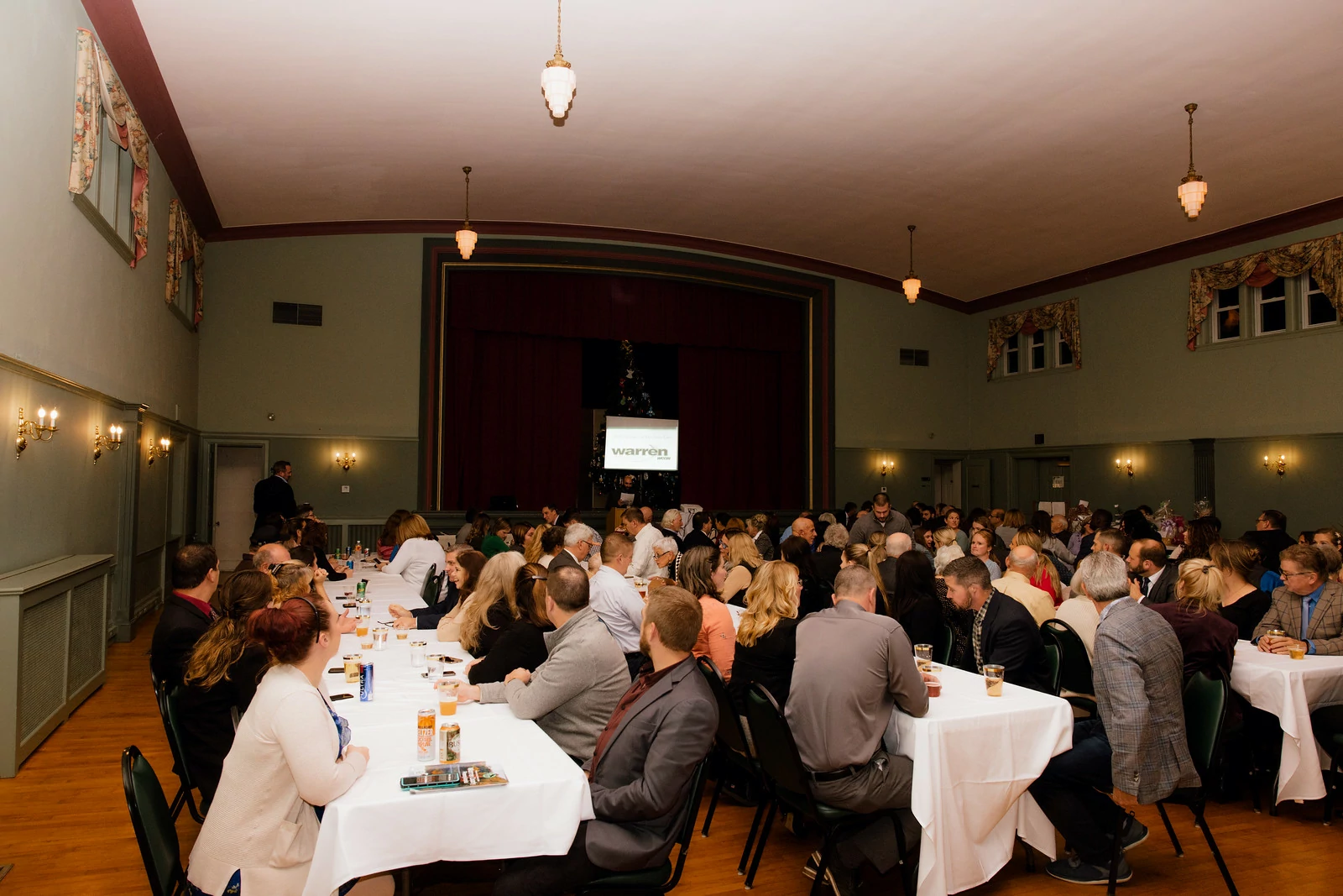 They then gave a nice overview of our company to over 150 attendees…most of which were from local businesses and non-profits.