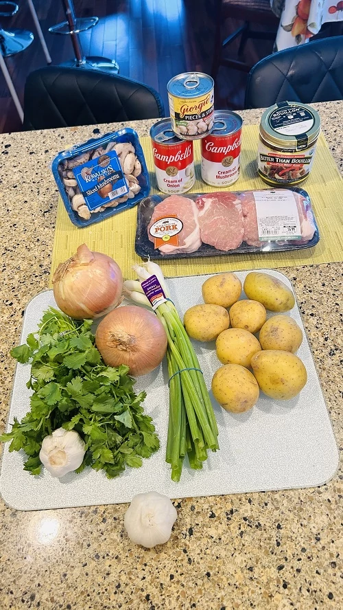 December’s Dish of the Month is beef stew! Stacy cut up all the veggies and cooked a delicious meal in the Instapot.