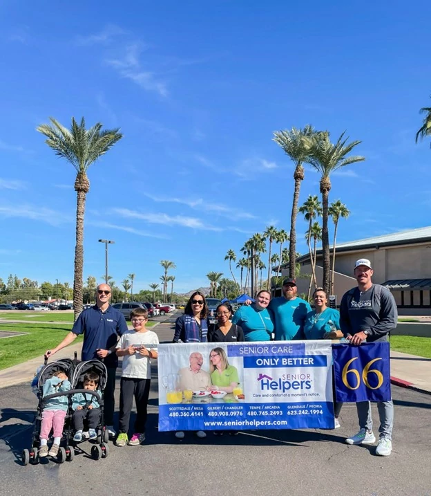We were so excited to sponsor and walk at the 2022 Honoring American’s Veteran’s Day Parade that we brought our whole crew! Here are a few memories: