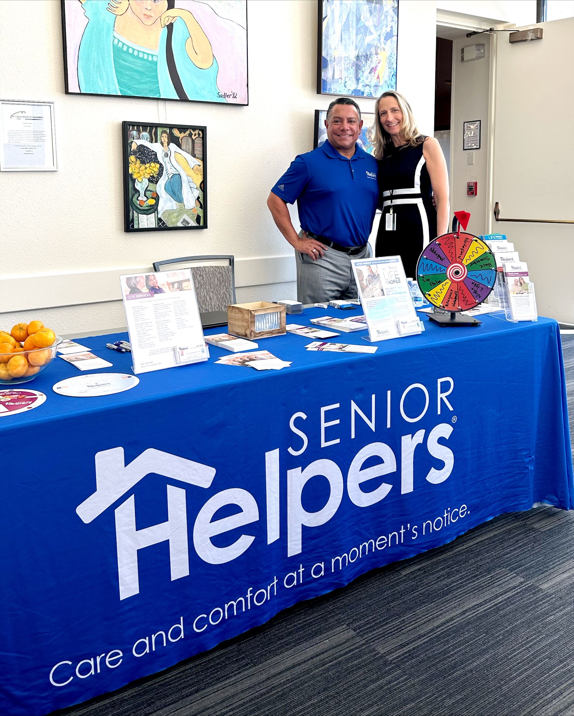 Great time as always supporting the Laguna Woods Village with Jackie Chioni. This time, the 90’s luncheon. Great place to live with plenty of amenities, hospitality, and great people who care. Highly recommend.