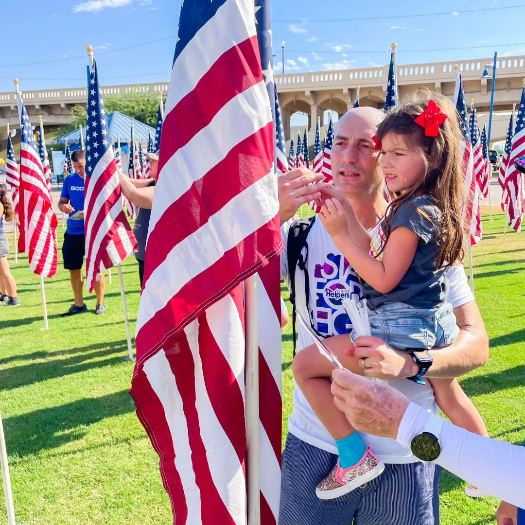 Visiting the Tempe Healing Field in remembrance of September 11th!