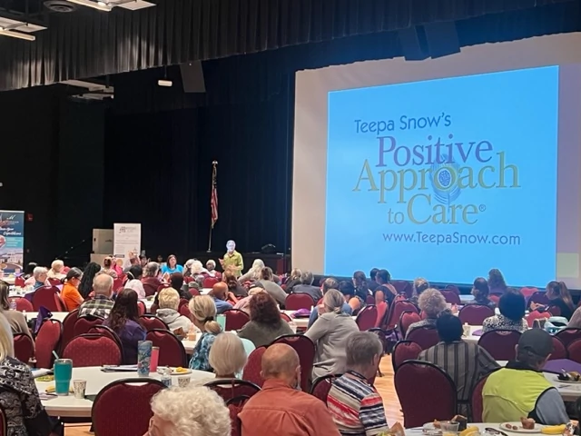 Fantastic turnout for our event featuring Teepa Snow