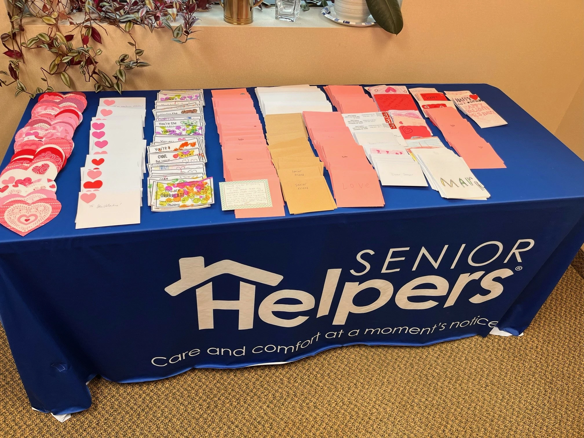 The Valentine cards are rolling in for our Dear Seniors card campaign! Thank you everyone for helping to brighten seniors’ Valentine’s Day! Special shoutouts to St. Croix Soccer Club, Magical Minds Childcare - Stillwater, New Horizon Academy for all of their extra support!