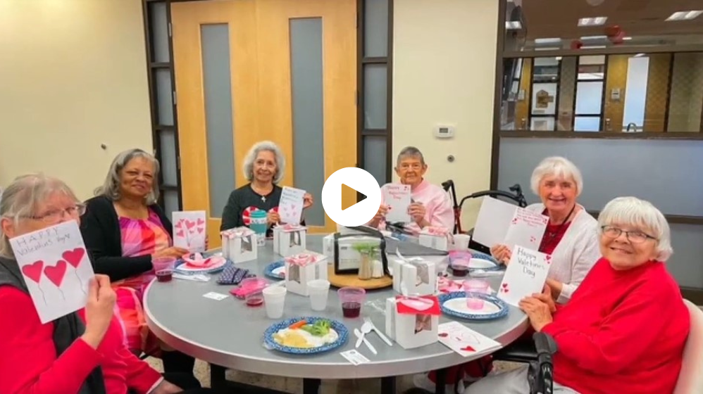 Senior Helpers of Bryan / College Station was featured on KBT3 to talk about their Valentine's Day Card Drive