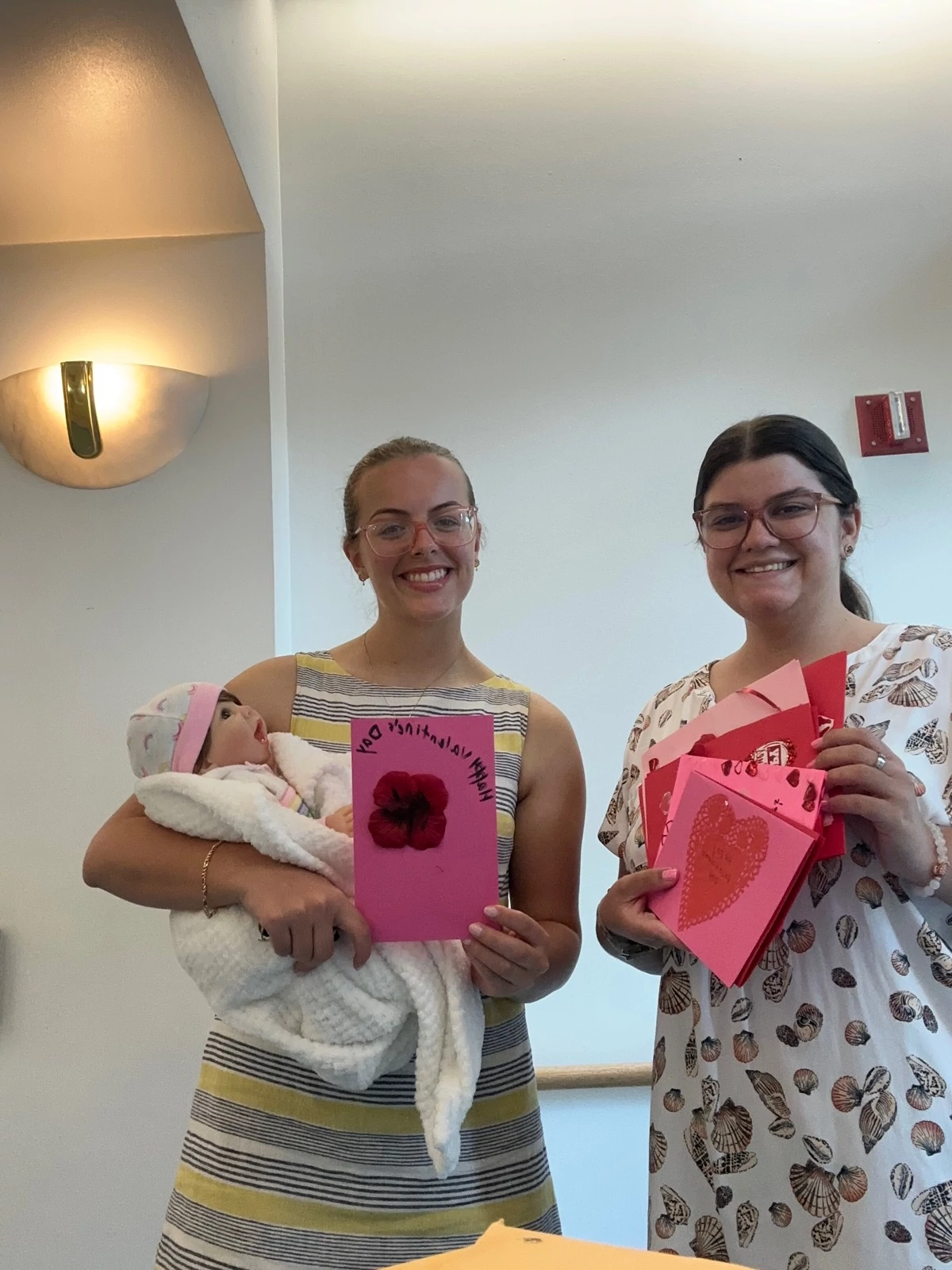 Distribution of Valentine's Day cards to Easter Seals Pembroke Pines