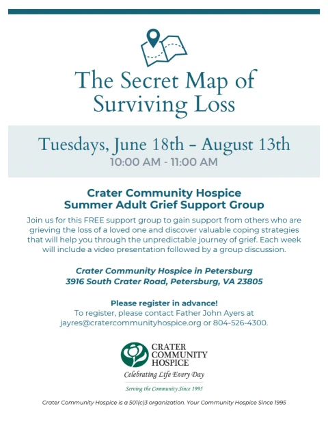Crater Community Hospice Summer Adult Grief Support Group