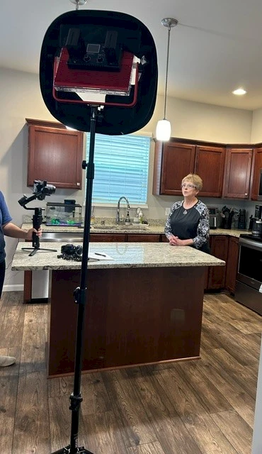 Client’s spouse giving testimony for commercial