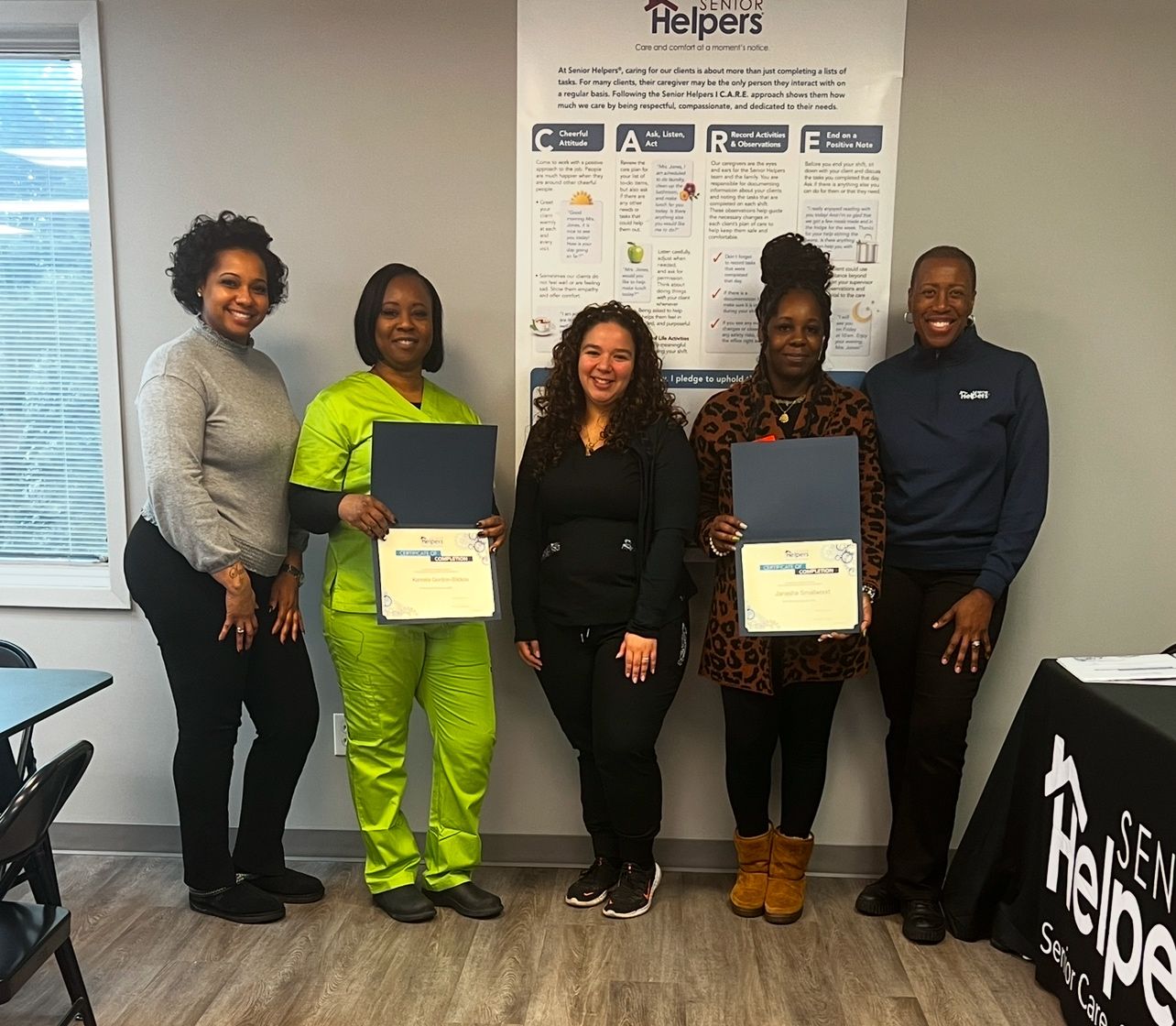 A huge shoutout to these amazing caregivers who braved the snow to attend our Senior Helpers of West Orange orientation! We learned, laughed, and bonded over our shared passion for caring for seniors.