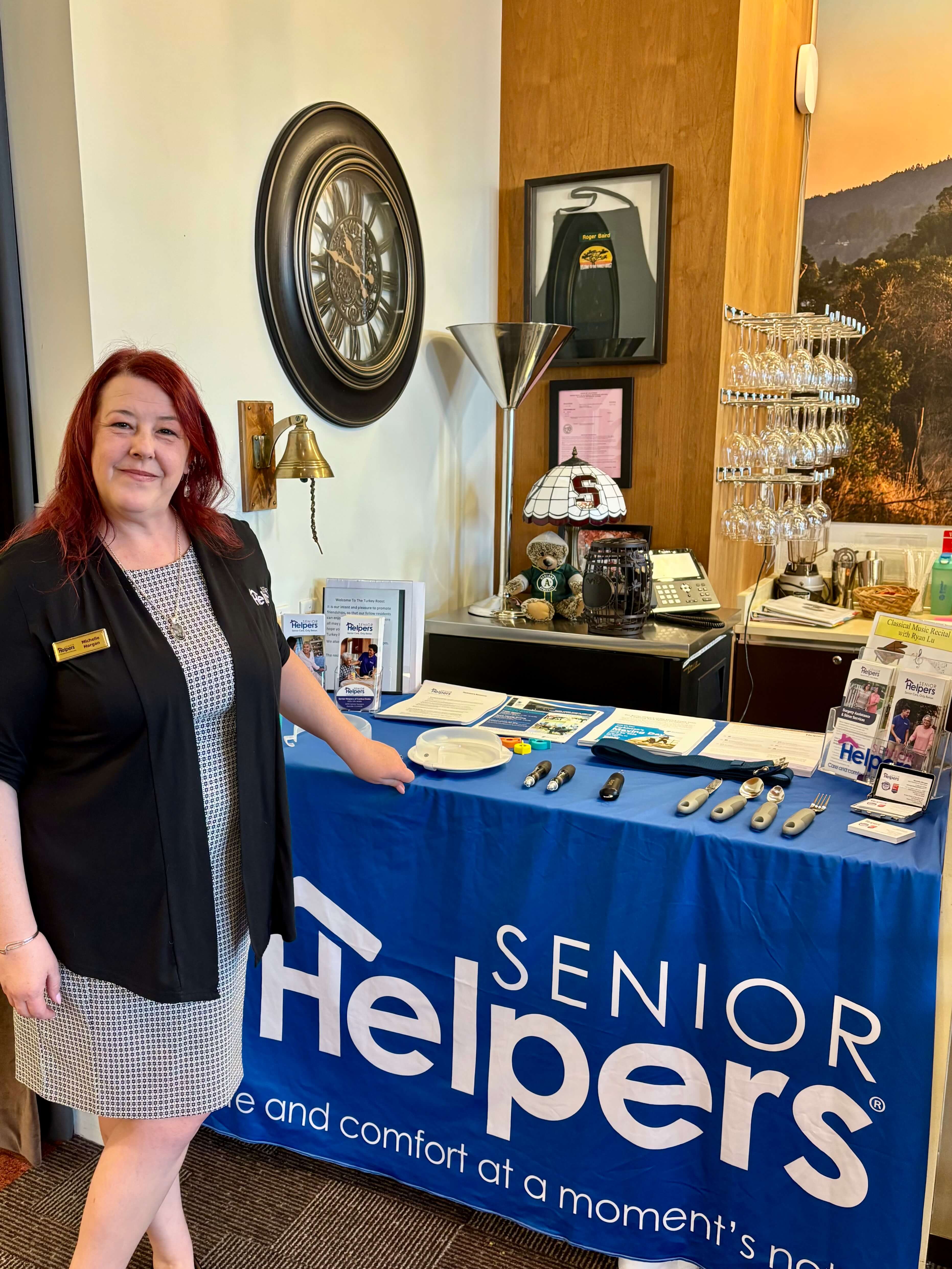 Michelle was able to share from her personal experiences when she was a caregiver for someone with Parkinsons's.