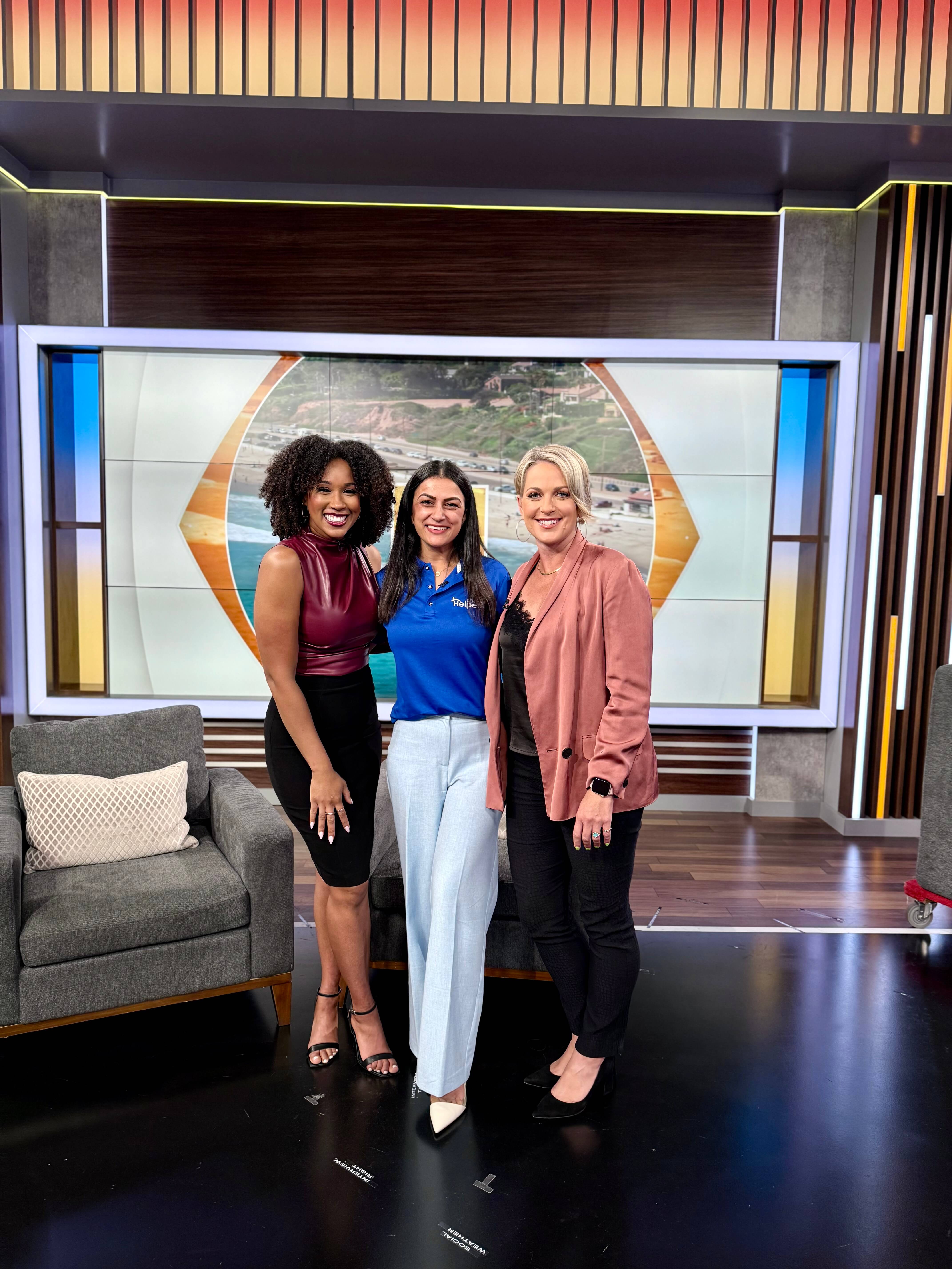 Great conversation with the team at KCAL — grateful for the opportunity to share our story and passion for making a difference in the community!