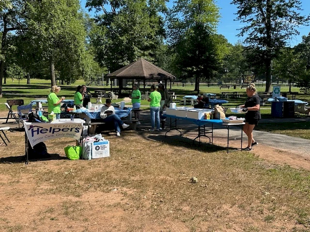 On Saturday 8/23 The Senior Helpers office in Somerset, NJ hosted a caregiver appreciation picnic. Caregivers, clients and office staff and their families enjoyed a catered picnic in the park.