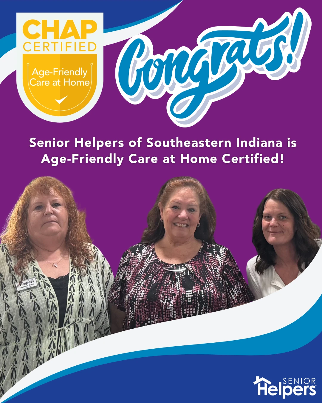 Senior Helpers of Southeastern Indiana is Age-Friendly Care Certified