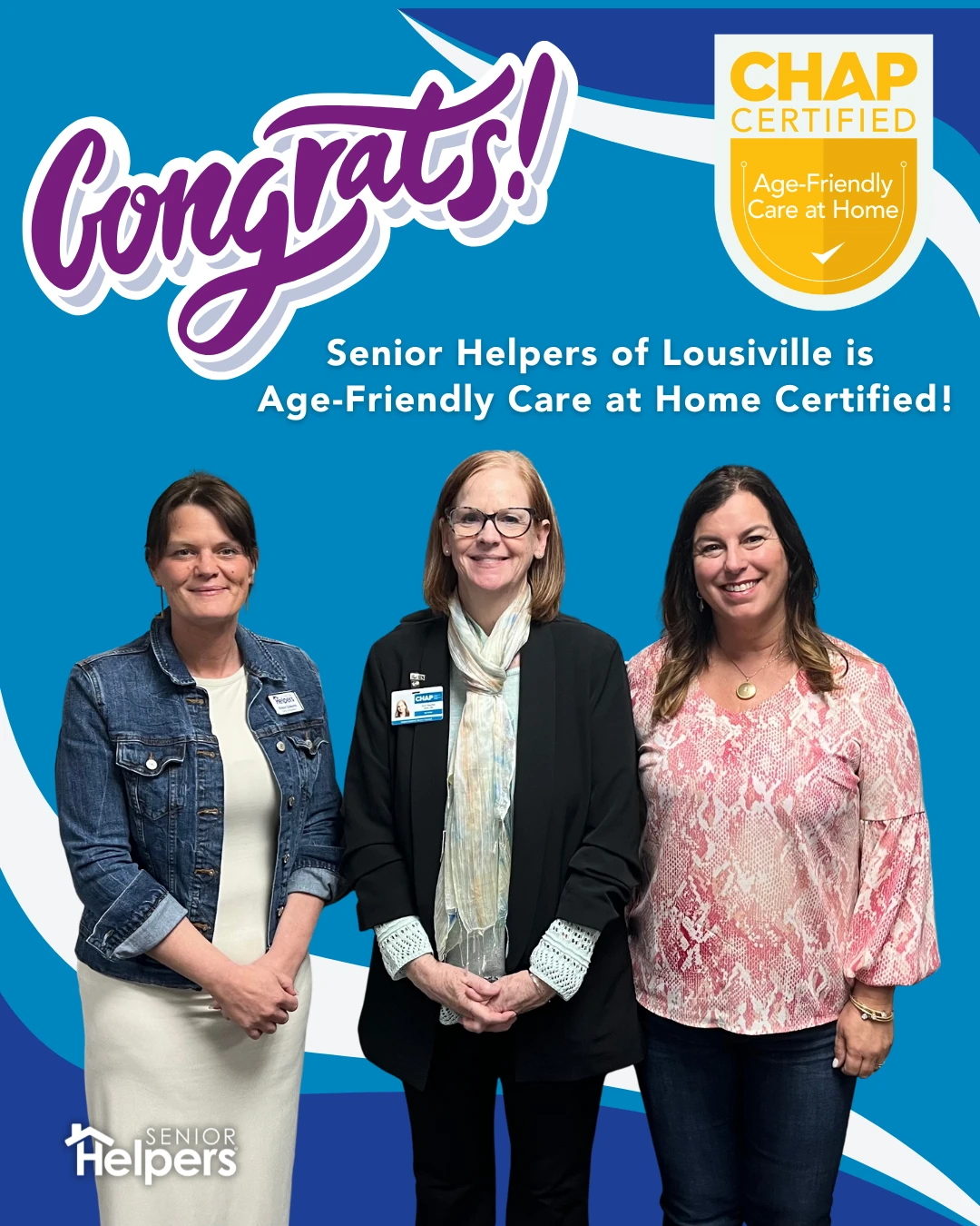 Senior Helpers of Louisville is Age-Friendly Care Certified