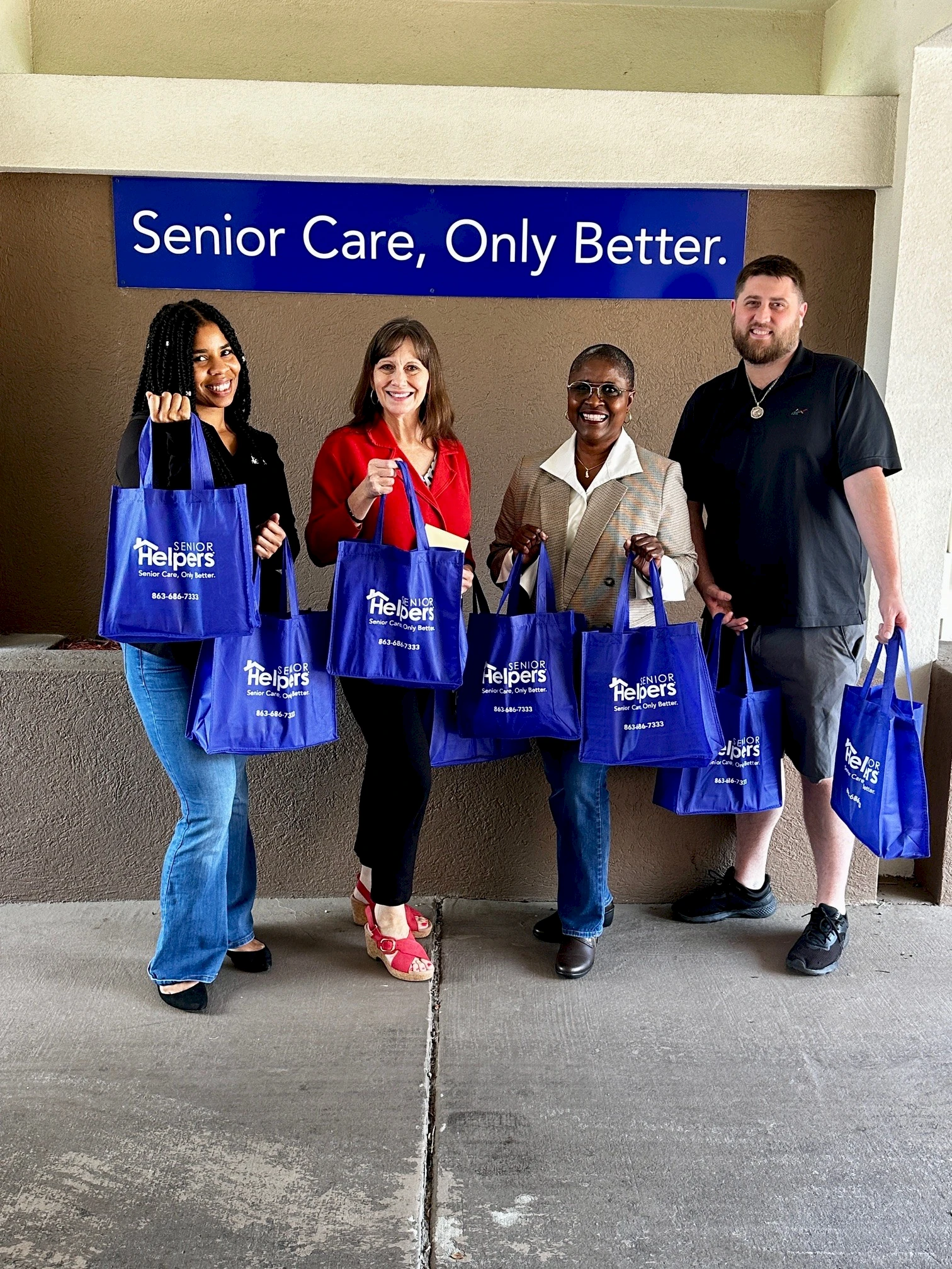 Delivering personal care items to home bound seniors in Auburndale, FL