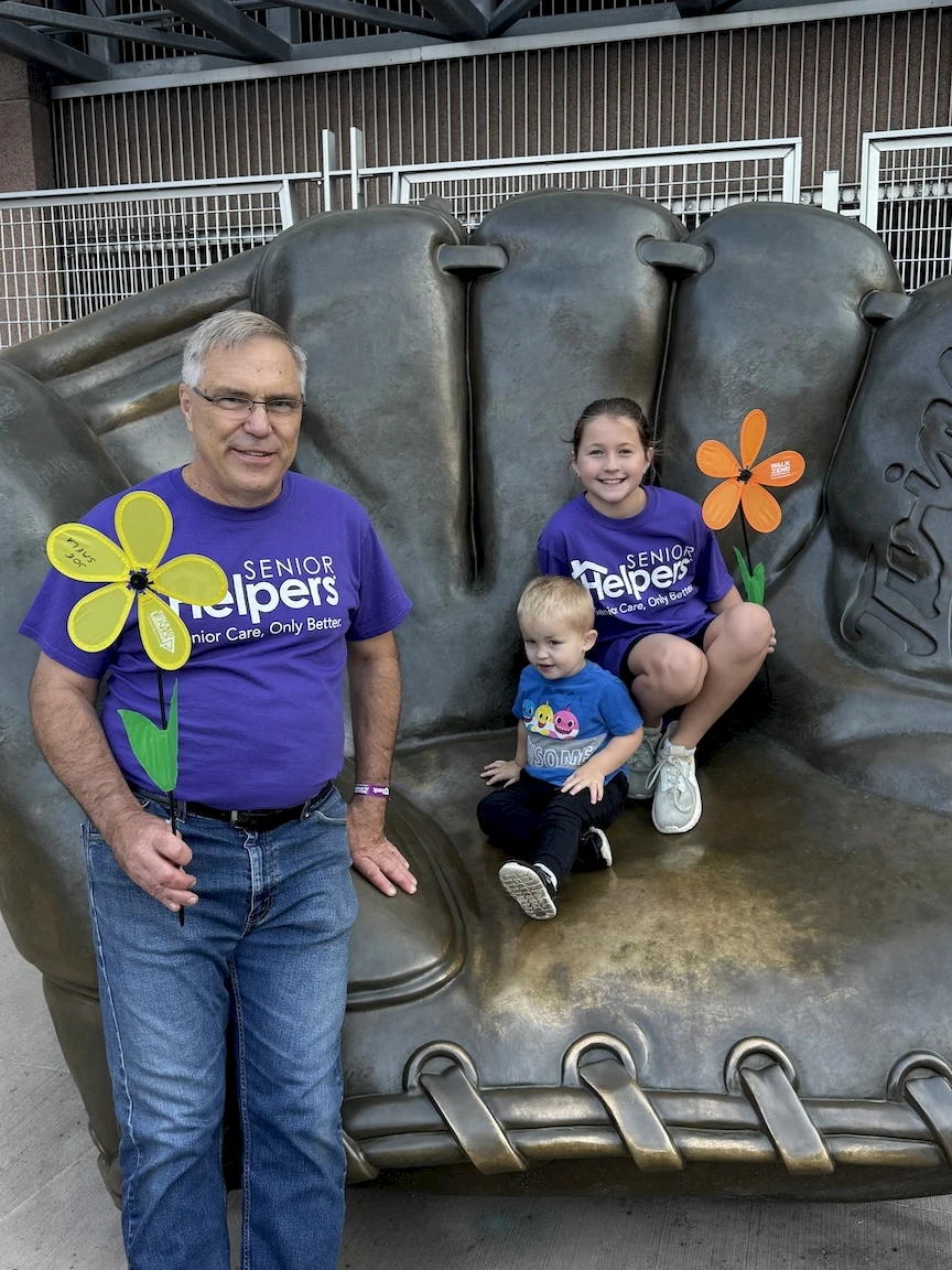 It was a beautiful day for the Walk to End Alzheimer’s and overall a few thousand walkers came together to show support for those with Alzheimer's.