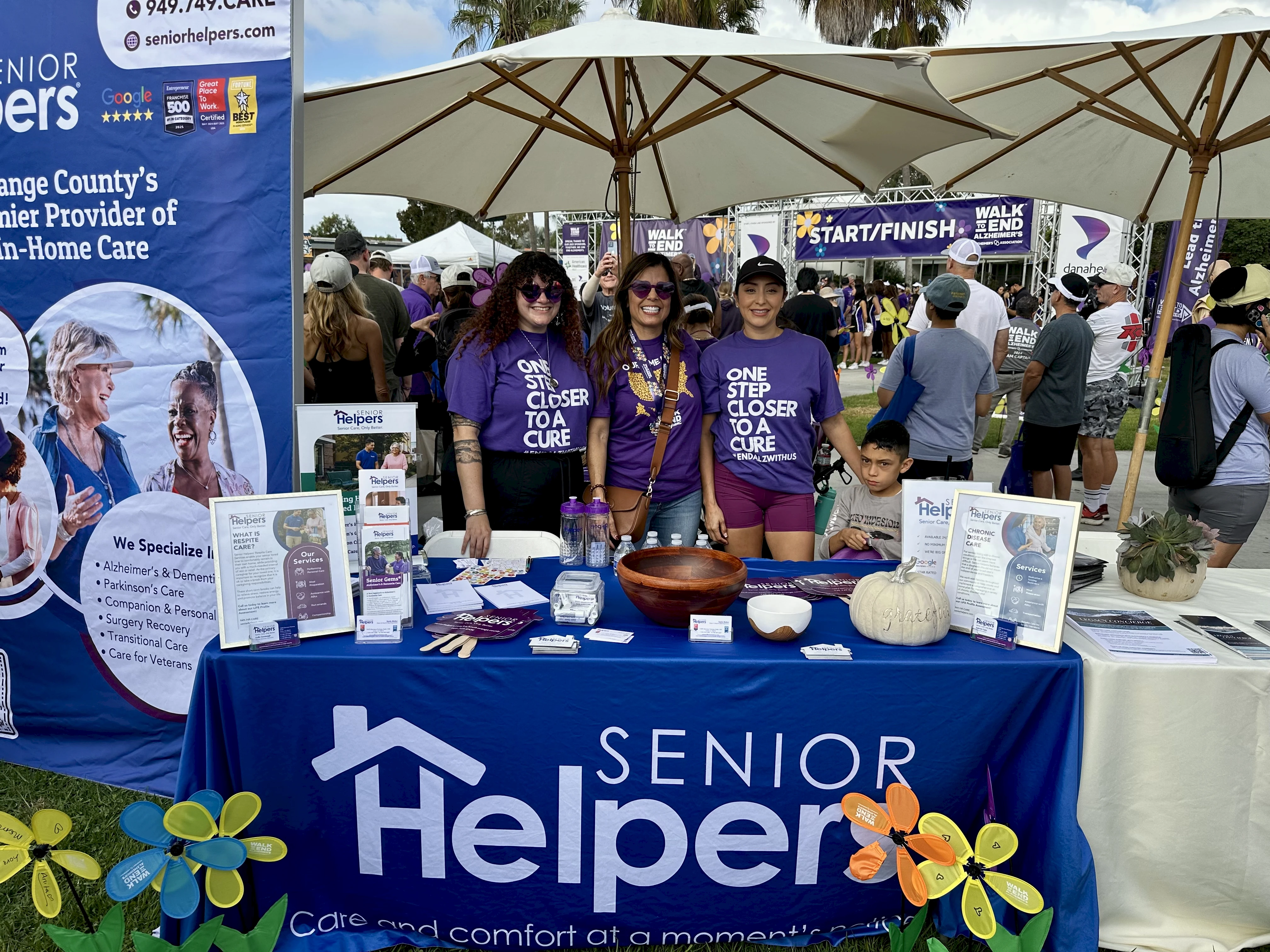 Record turnout for our Walk to End Alzheimer’s this past weekend.