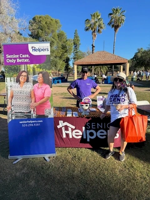 Senior Helpers of Tucson was proud to participate in our local Walk to End Alzheimer’s! Our team joined the community in raising awareness and supporting the fight against Alzheimer’s disease. Together, we walk with hope for a future without Alzheimer’s. 💜