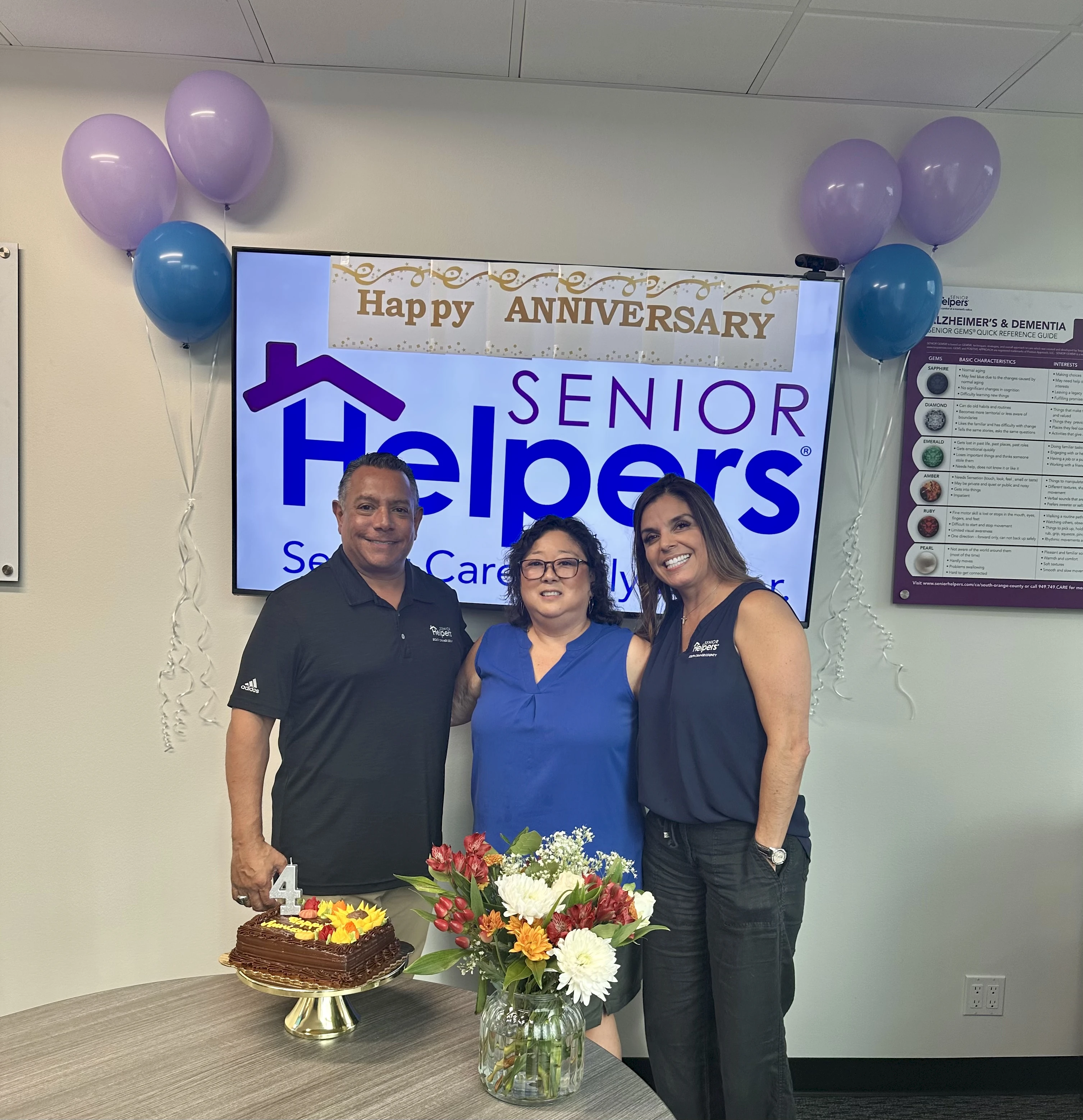 This month marks our 4-year anniversary We’re especially grateful to celebrate this milestone alongside one of our originals, Nancy, who’s been with us since day one. Her dedication, compassion, and commitment to our mission have helped shape who we are today.